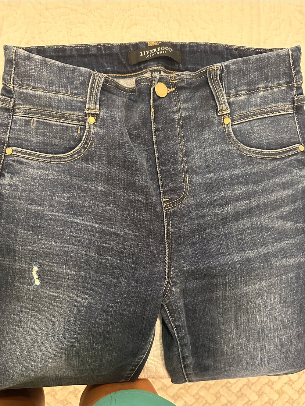Women’s Liverpool Blue Denim Jeans
